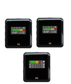 AUSHA K60 Dual Channel Wireless Lavalier Microphone