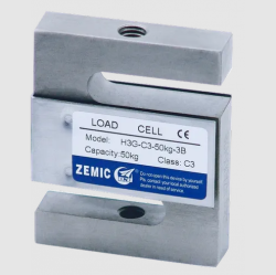 Zemic H3G S-Type Load Cell | 50kg Capacity, OIML C3 & NTEP, IP67, Nickel Alloy Steel