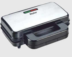 Skyline 1000W Sandwich Grill Toaster – Perfectly Toasted, Every Time