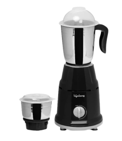 Lifelong Mixer Grinder for Kitchen - 2 Jars 500 Watt - Mixie with Mini Jar for Chutney & Liquidizing Jar used as Wet Grinder & Blender for Milkshake, Smoothie, Puree -Stainless Steel Blades (LLMG93)