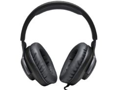 JBL Quantum 100 Wired over-ear gaming headset with flip-up mic