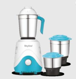 Skyline 600W Mixer Grinder with 3 Jars – Power-Packed Performance, Made in India