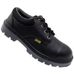 JAMA JS062 Steel Toe Safety Shoes with Double Density PU Sole, Size 10UK/India