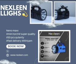 Lithium Neno Maxx Torch | 20,000 Lux Rechargeable Flashlight | 10H Runtime