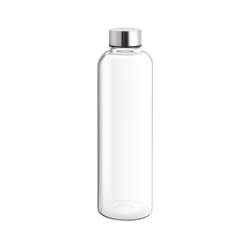 MILTON Borosilicate Clarion Glass Bottle 1000ML | 4.1mm Thick Glass | 304 SS Lid | Microwave Safe