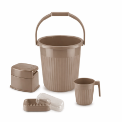 Milton Ritz Bucket 4 Pcs Jr Set – 18 Litre Bathroom Combo