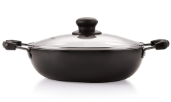 Nirlon Non-Stick Induction Deep Kadhai 24cm