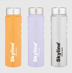 Skyline Stainless Steel Water Bottle – 1000ml, Durable & Leak-Proof for Everyday Use