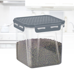 MILTON Lock It Square 2500 | 2.5L Transparent Food Container | Food Grade