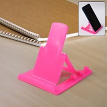 Durable Plastic Mobile Phone Stand with Angled Support (1 Pc / Mix Color)