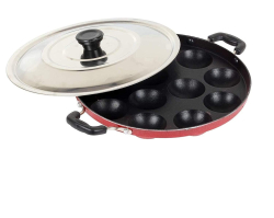Mumma's Life Appampatra Steel Lid | Traditional Appam Pan | Steel Cover