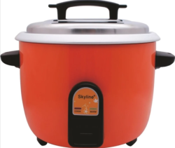 Skyline 4.2L Drum Rice Cooker with Double Pot – 1300W High-Capacity Multi-Tasking Cooker
