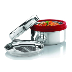 MILTON Supreme Lunch Big | Large Stainless Steel Insulated Lunch Box | BPA Free | Hot Food Container