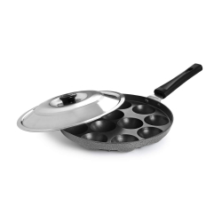 Nirlon Non-Stick Gas Compatible Appam Patra 12 Cavity