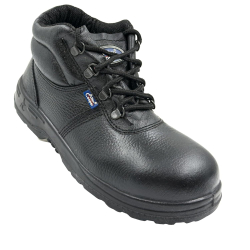 Allen Cooper AC-1144 High Ankle Safety Shoe With DIP-PU Sole, Black, Size UK/06 India