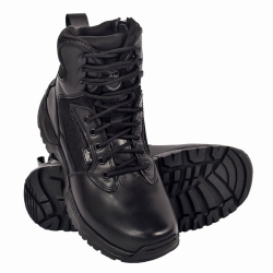 Allen Cooper Plain Toe Combat Boot High Ankle Rubber Sole Size 05 UK/India Black, AC-6053