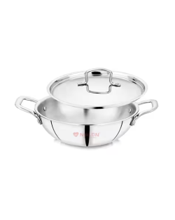 Nirlon Platinum Triply Deluxe Deep Kadhai 20cm