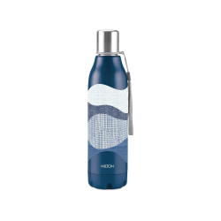 Milton Steel Linear 900 | Double Wall SS Bottle, Leak Proof | Hot & Cold Insulated
