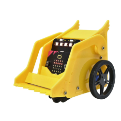 Keyestudio Micro Bit V2 Desk Bit Small Robot Smart Car for Microbit STEM Programming Car Kit(With Microbit board)