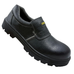 JAMA JS114 Fiber Toe Leather Safety Shoes, Size 10UK/India