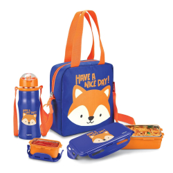 Milton Kidz Combo Tiffin – 2 SS Containers + 1 SS Bottle