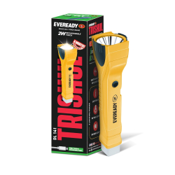 Eveready DL 141 TRISHUL 2W Triple-Light Torch | 360° Tail Light & Sidelight | USB Rechargeable