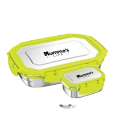 Kiddy Kids Lunch Box | 230ml + 820ml Bento Set | Leak-Proof Children's Containers