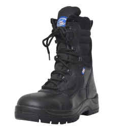 Allen Cooper AC 1228 Army Combat Boot, PU Rubber Sole, Size - 8 UK/India, Black