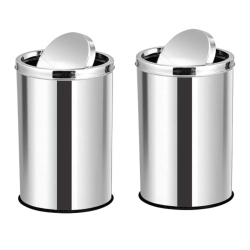 Mumma's Life Swing Dustbin Combo Set | 9L & 18L Touch-Free Kitchen Bins