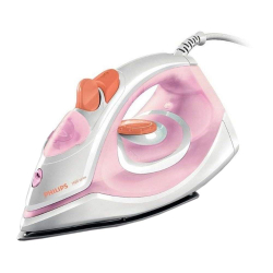Philips GC1920/28 Pink Steam Iron - Durilium AirGlide Soleplate | 1600W with Spray & Self-Clean