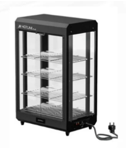 Hotline Plus 100 Litre Electric Stainless Steel Tower Hot Showcase | 700W Food Warmer