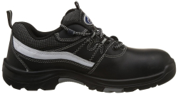 Allen Cooper Steel Toe Safety Shoes Low Ankle PU Sole Size 9 UK/India Black, AC-1425