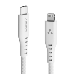 Ambrane AMCL-12G MFI Certified Type C to Lightning Cable