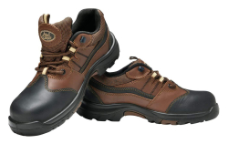 Allen Cooper Composite Toe Safety Shoes Low Ankle PU Sole Size 8 UK/India Brown, AC-1431
