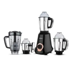 Bajaj Military Series Glamore 4 Jar 1000W Jet Black Mixer Grinder