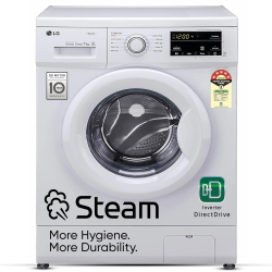7Kg Fully-Automatic Front Load Washing Machine | 5 Star | Direct Drive | Steam Wash | 6 Motion DD