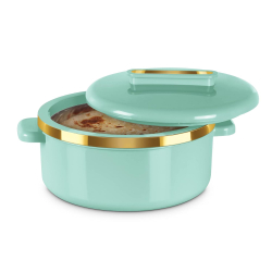 MILTON Curve Casserole 1000 | 840ml Double Wall Insulated | Stainless Steel Inner | Hot Food 4-6 Hours