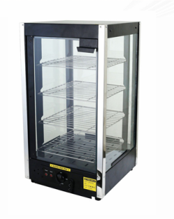 Hotline Plus Hotcase Medium Tower 75L 800W | Food Grade Stainless Steel Display Warmer