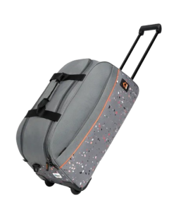 Terra Duffle Trolley Bag, 60 L Strolley Duffel Bag - Terra 62 Duffle Trolley Quick Front Pocket Access Detachable Shoulder Strap - grey - Large Capacity