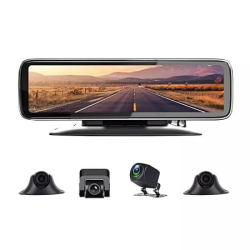 AUSHA 360 Degree (4 Channel-Front, Left, Right, Rear) Dash Camera