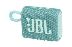JBL Go 3 Eco: Portable Speaker with Bluetooth, Built-in Battery, Waterproof and Dustproof Feature - Blue