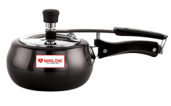 Nirlon Induction and Gas Compatible Celebration Hard Anodised Inner Lid Pressure Cooker 3L