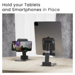 Ambrane TwiStand+ (Table & mobile stand with foldable design )