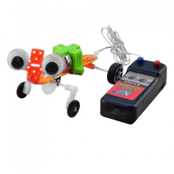 DIY Creeping Tiny Gecko Drive By Wired Remote Control