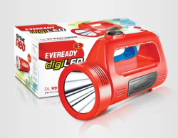 Eveready EXPLORER 3W Rechargeable Torch | Ergonomic Handle & Safe Charging