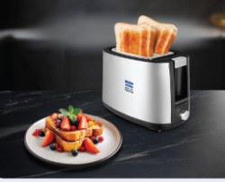 Pop up Toaster -(Silver)