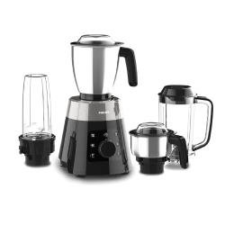 Philips 750W ABS Metallic Silver & Bold Black Mixer Grinder with 4 Jars