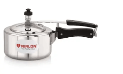 Nirlon Supreme Induction Base Inner Lid Aliminium Pressure Cooker 2lt