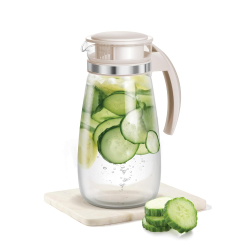 MILTON Nimbus Jug 1650 ML | Hi-Clarity Glass Jug | Treo Design | Refrigerator Safe | Food Grade