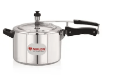 Nirlon Supreme Induction Base Inner Lid Aliminium Pressure Cooker 5lt
